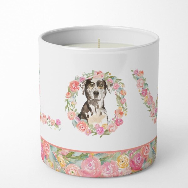 Carolines Treasures 3.75 x 3.25 in. Unisex Catahoula Love 10 oz Decorative Soy Candle WDK4559CDL - main